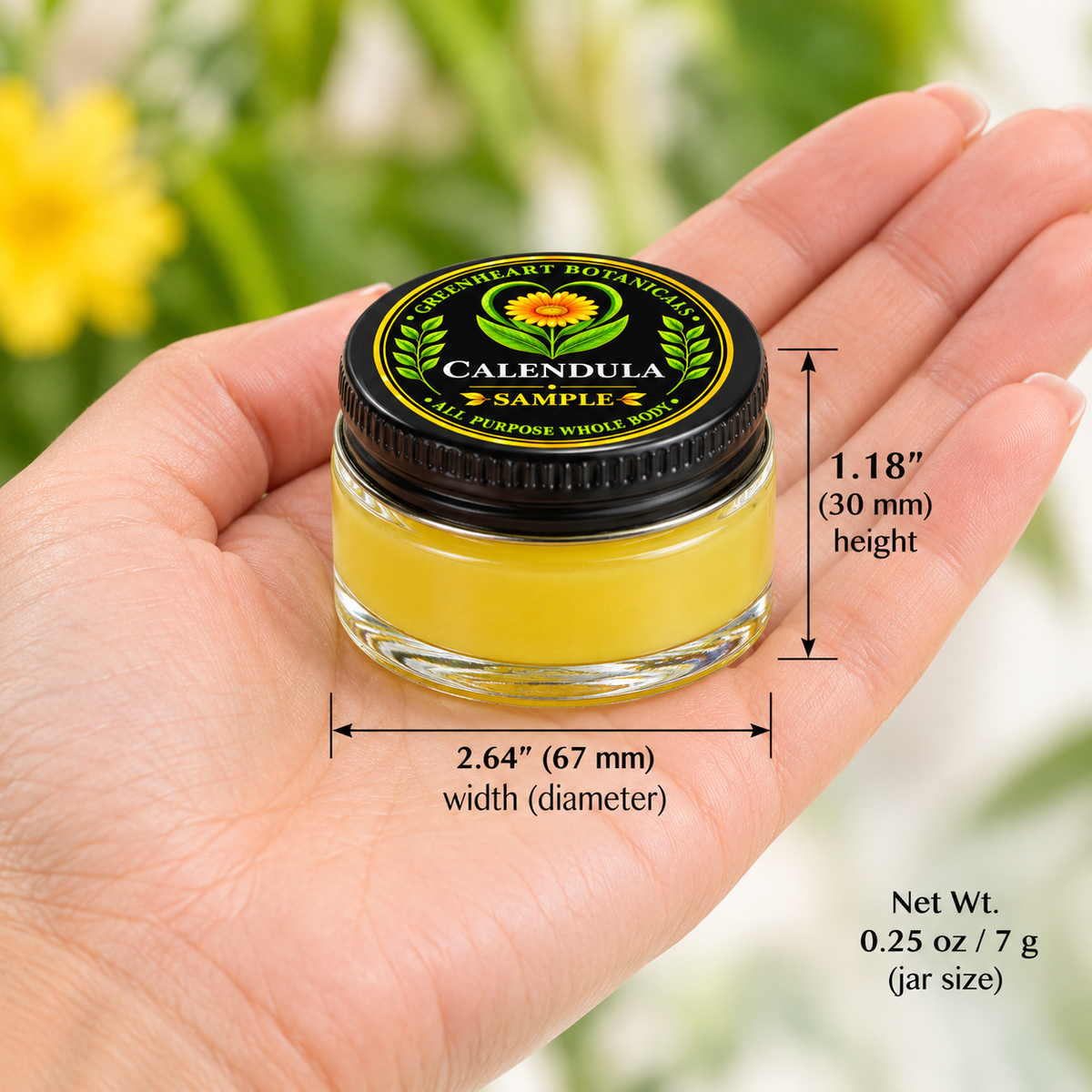 Calendula Salve – All-Purpose Whole Body with Royal Jelly a Natural Peptide