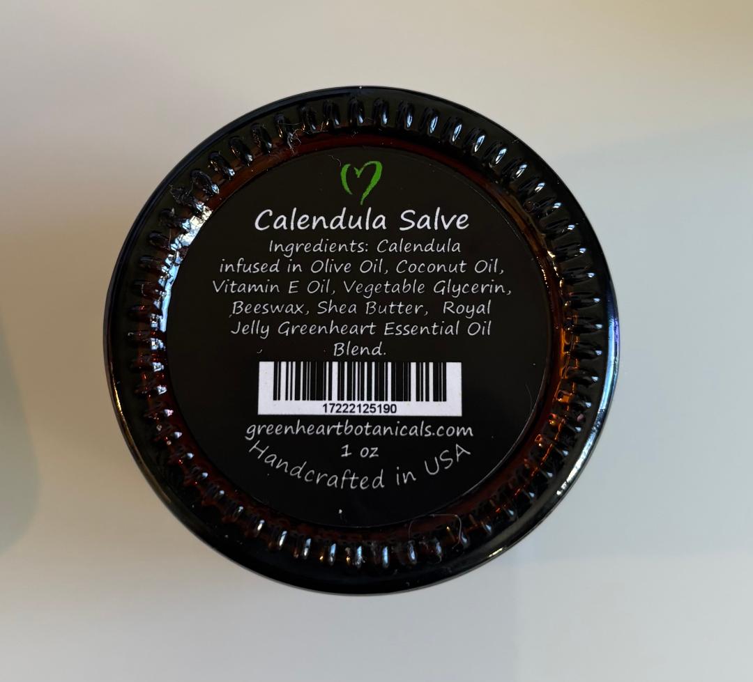 Calendula Salve – All-Purpose Whole Body Skin Soother, with Natural Peptides
