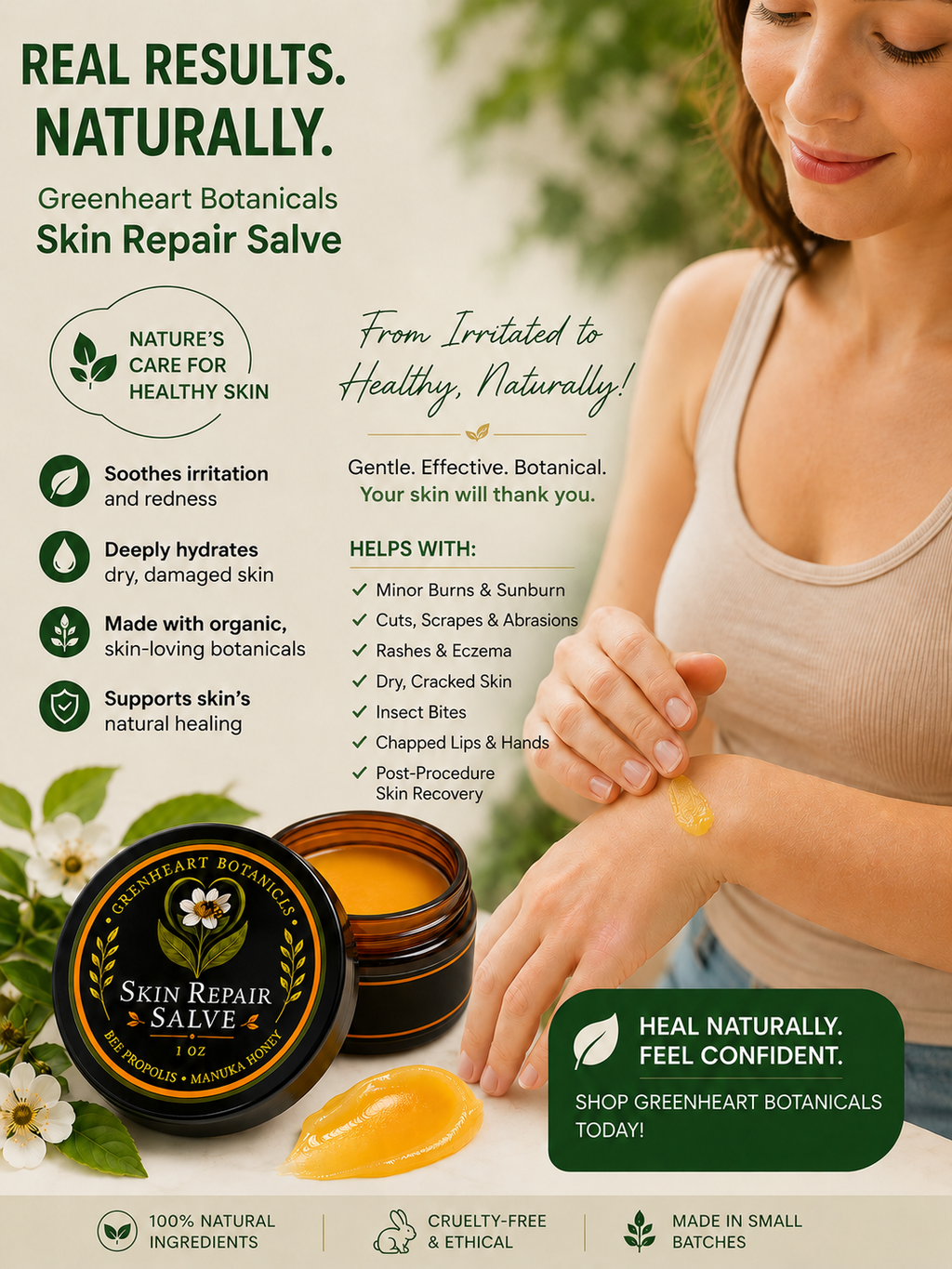 Skin Repair Salve – Bee Propolis &  Manuka Honey