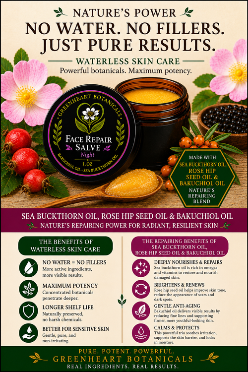 Face Repair Salve – Natural Anti-Aging with Bakuchiol & Sea Buckthorn